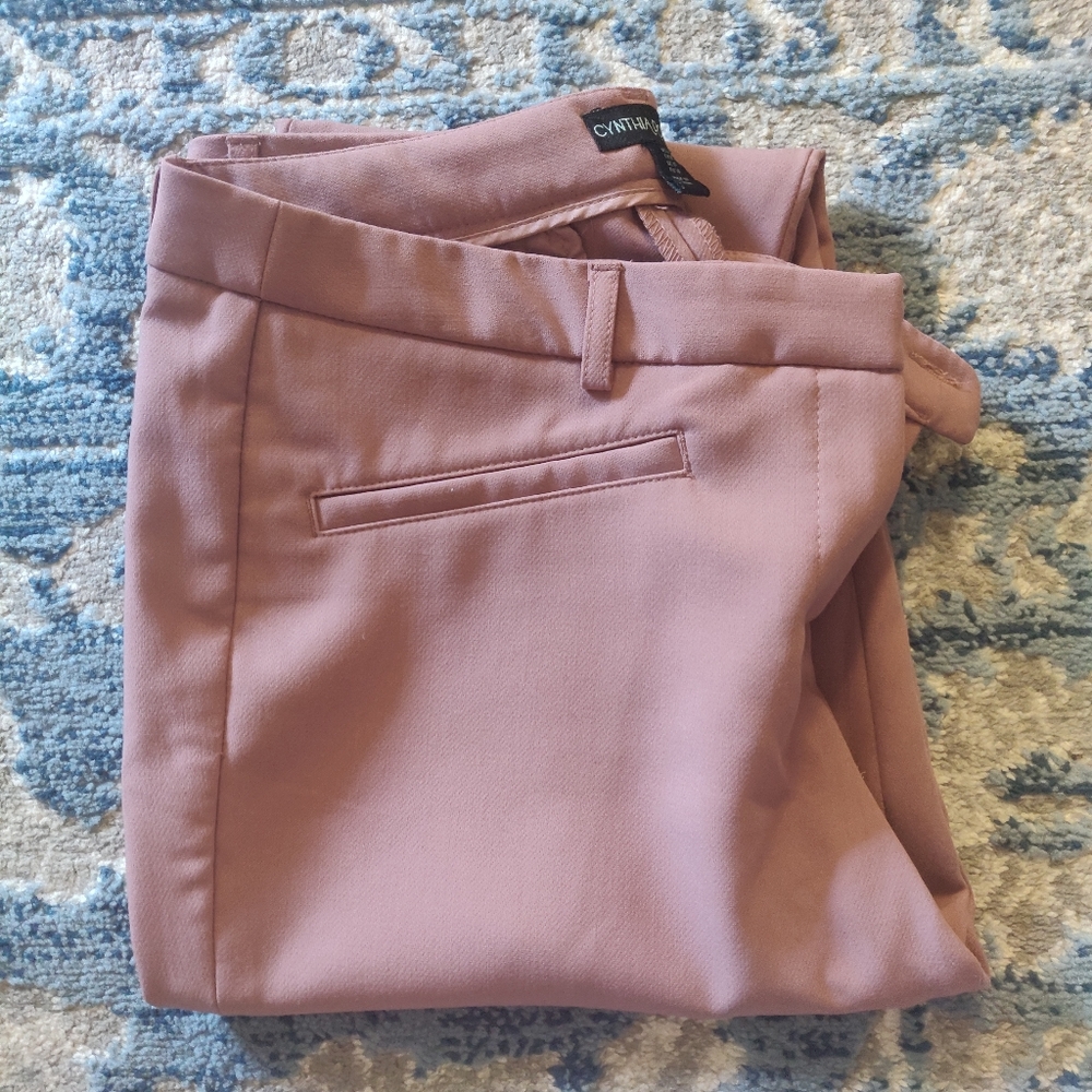 Cynthia Rowley Dark Pink Trousers
